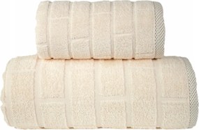 Greno Törölköző Brick 70x140 krémszínű Vastag