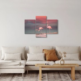 Flamingók képe (90x60 cm)