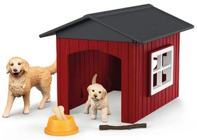 Schleich 42722 Kutyaház arany retrieverrel