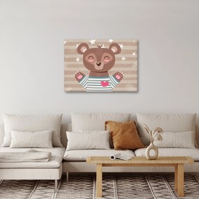 Kép - szerető mackó (70x50 cm)