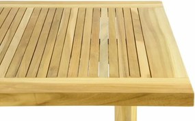 DIVERO Kerti összecsukható asztal 130 x 65 cm