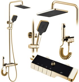 Zuhanyszett Termosztátos REA ROB Gold