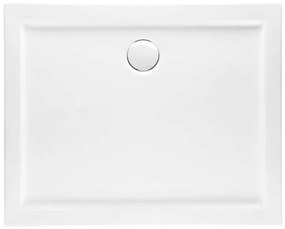 Polimat Geos téglalap alakú zuhanytálca 110x80 cm fehér 00794