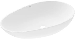 Mexen Nora, konglomerátumból készült munkalap mosogató 60 x 36 cm, fehér, 23056001