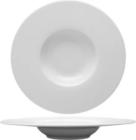 Lubiana Wersal Mélytányér Desszerthez, Porcelán, 1 db, 27 cm, Fehér