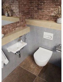 Ravak X01535 - Falra szerelhető WC Rimless UNI kerámia/fehér