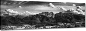 Vászonkép 90x30 Tátra Lengyel hegyek Kilátás