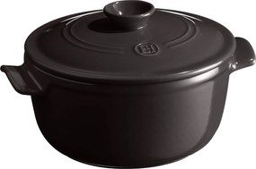 Emile Henry Kerámia pároló fazék 2,5 l Fekete