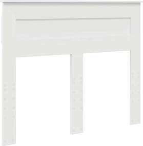 vidaXL Fejtámla Fehér 135 cm Faanyag