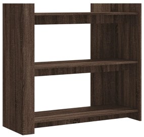 barna tölgyszínű szerelt fa tálalóasztal 100x35x90 cm