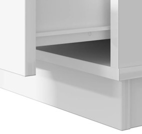 Éjjeli asztal LED-del Fehér 50x34,5x50 cm
