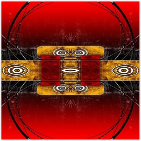 Poszterek 140x140 Kör alakú fantázia