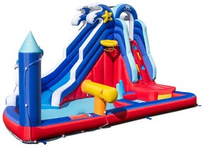 6 az 1-ben felfújható vízicsúszda