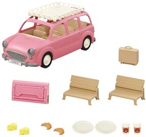 Sylvanian family 5535 Van rózsaszín családi autó