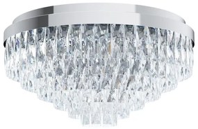 Eglo 39491 - Mennyezeti lámpa VALPARAISO 11xE14/40W/230V fényezett króm