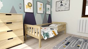 Fanni fenyő natúr Gyerekágy 80x160 + habmatrac