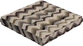 Kuba székpárna 40x6 bézs-olívazöld