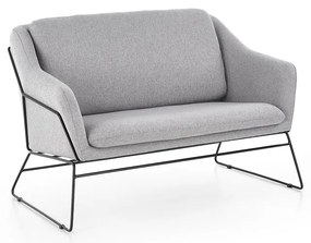 Kétüléses Soft II XL, szürke / fekete