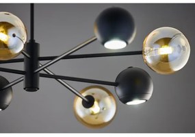 Jupiter 1994 - Csillár rúdon MOKA 4xGU10/10W/230V + 4xG9/10W/230V fekete/bézs