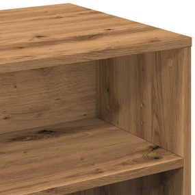 TV szekrény kézműves tölgy 80x40x40 cm műszaki fa