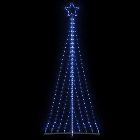 kék LED karácsonyfa 447 LED 249 cm