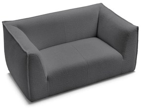 Sötétszürke buklé kanapé 170 cm Giorgia – Bobochic Paris