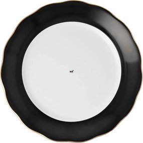 Ebédlő tányér lapos 26 cm Alaska Circus Black Ćmielów