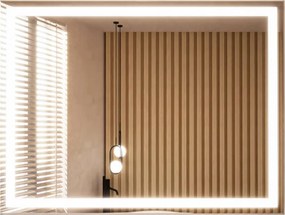 Fürdőszobai Tükör Led Essbhach 60X80CM 3 Tapintható Szín Modern