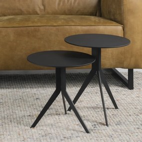 Fém kerek tárolóasztal ø 38 cm Daley – Spinder Design