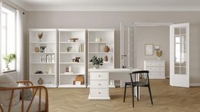 Polcos szekrény, fehér, PARIS 79864