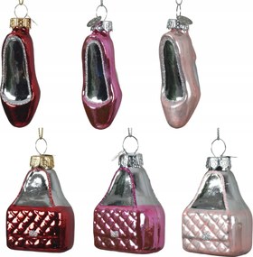 Bomba karácsonyi dekoráció karácsonyfa üveg kézitáska