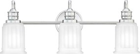 Quoizel klasszikus tükör világítás swell króm elsqz-swell3-pc-bath IP44