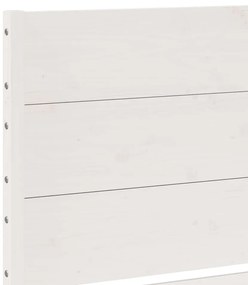 fehér tömör fa extra hosszú ágykeret matrac nélkül 100 x 220 cm