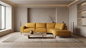 Mustársárga sarokkanapé (jobb oldali) Copenhagen – Scandic