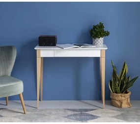 Mimo fehér íróasztal, hosszúság 65 cm - Ragaba