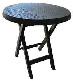 Teo Ratan kerti asztal , átmérő 70 x magasság 70 cm, antracit