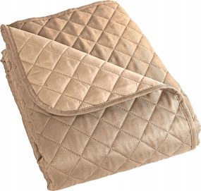 Dekoratív ágytakaró Fenyő 220x240 cm Sötét bézs