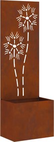 vidaXL Kertvédő vászon Rozsdás 50 x 32 x 150 cm időjárásálló acél