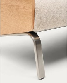 Bézs zsenília kanapé 165 cm Amsen – Kave Home