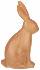 Nyúl polirezin dekoráció, közepes méretű figura, 8 x 5 x 16 cm