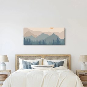 Kép - Türkiz hegység N⁰1 (120x50 cm)