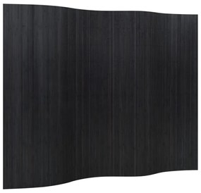fekete bambusz térelválasztó 165 x 250 cm