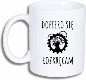 Fehér Bögre Kerékpárosnak Vicces Ajándék Még Csak Most Kezdek Belejönni