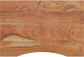 vidaXL tömör akácfa téglalap alakú asztallap 80 x 60 x 2,5 cm