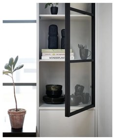 Világosszürke borovi fenyő tálalószekrény 53x230 cm Basic – vtwonen