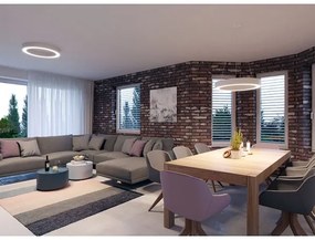 LED2 - LED Csillár zsinóron SATURN LED/50W/230V 3000K átm. 60 cm fehér