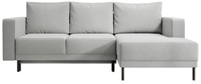 Sarokkanapé Rodriguez mini (J) (szürke + fekete) . 1099545