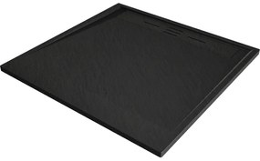 Mexen Amon négyzet alakú SMC zuhanytálca 100 x 100 cm, fekete - 4F701010