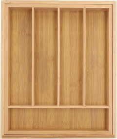 Bambou evőeszköztartó fiókbetét 37x31 cm Homla