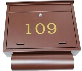 Postaláda Utca Házszám Barna